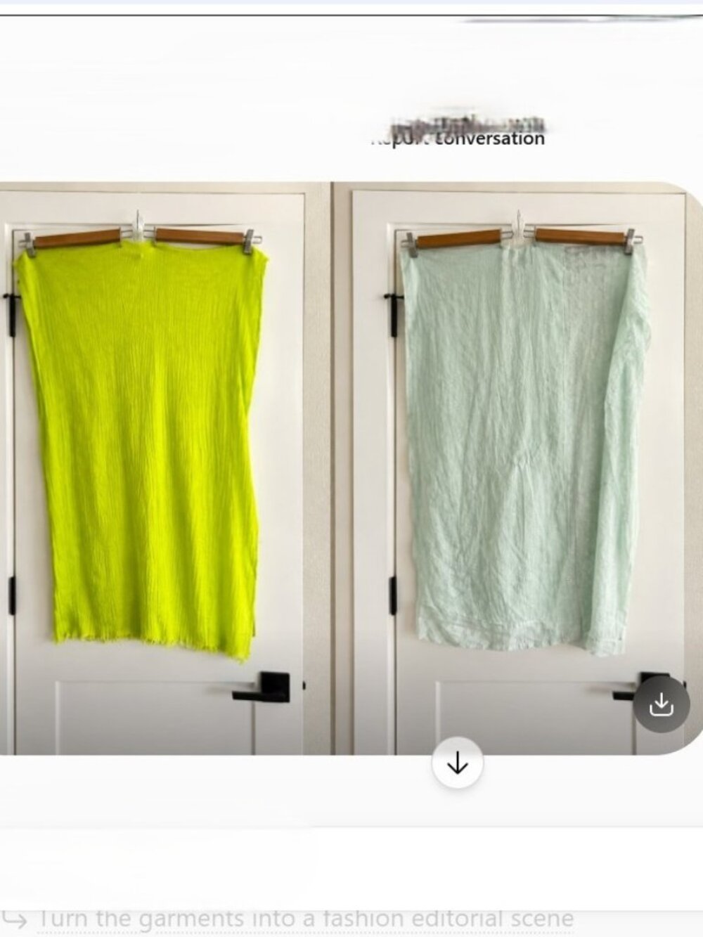TWO Sheer Scarves